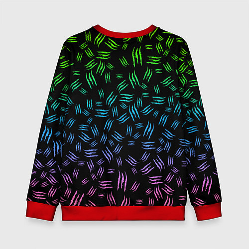 Детский свитшот PATTERN MONSTER ENERGY Z / 3D-Красный – фото 2