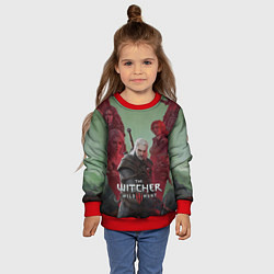 Свитшот детский The Witcher 5-летие, цвет: 3D-красный — фото 2
