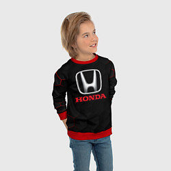 Свитшот детский HONDA, цвет: 3D-красный — фото 2
