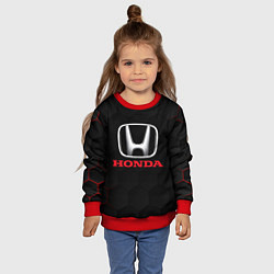 Свитшот детский HONDA, цвет: 3D-красный — фото 2