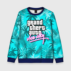 Свитшот детский GTA VICE CITY, цвет: 3D-синий