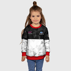 Свитшот детский SUBARU WRX STI спина Z, цвет: 3D-красный — фото 2