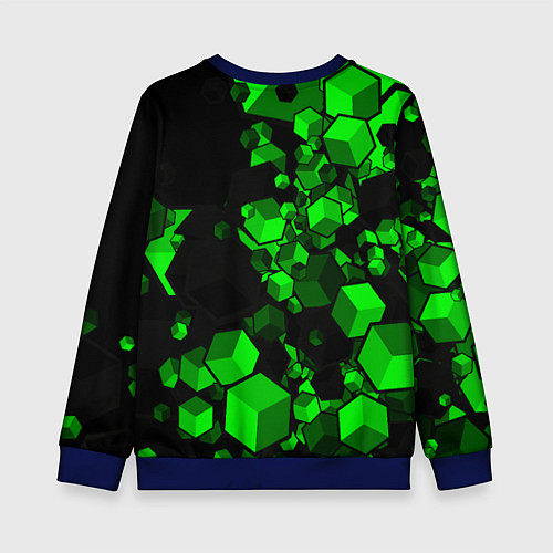 Детский свитшот Minecraft / 3D-Синий – фото 2