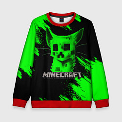 Детский свитшот MINECRAFT CREEPER CAT