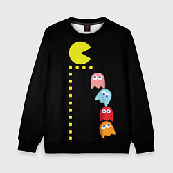 Свитшот детский Pac-man, цвет: 3D-черный