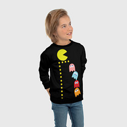 Свитшот детский Pac-man, цвет: 3D-черный — фото 2