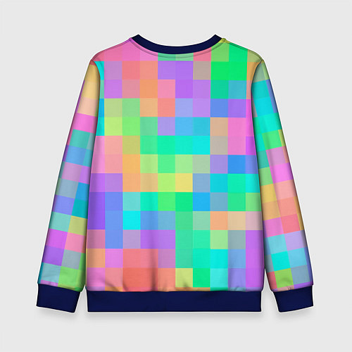 Детский свитшот Minecraft / 3D-Синий – фото 2
