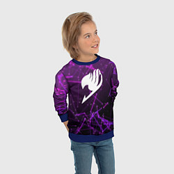 Свитшот детский Fairy Tail, цвет: 3D-синий — фото 2