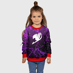 Свитшот детский Fairy Tail, цвет: 3D-красный — фото 2