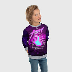Свитшот детский PROMARE, цвет: 3D-меланж — фото 2
