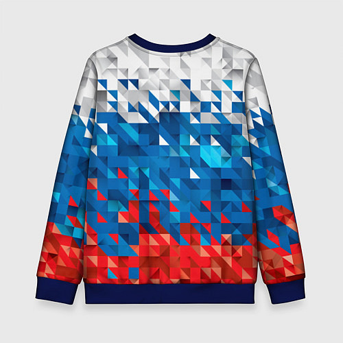 Детский свитшот Россия / 3D-Синий – фото 2