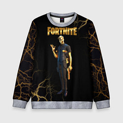 Детский свитшот Gold Midas Fortnite 2
