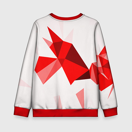 Детский свитшот GEOMETRY RED / 3D-Красный – фото 2