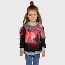 Свитшот детский HORIZON ZERO DAWN, цвет: 3D-меланж — фото 2