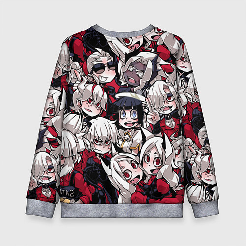 Детский свитшот Helltaker / 3D-Меланж – фото 2