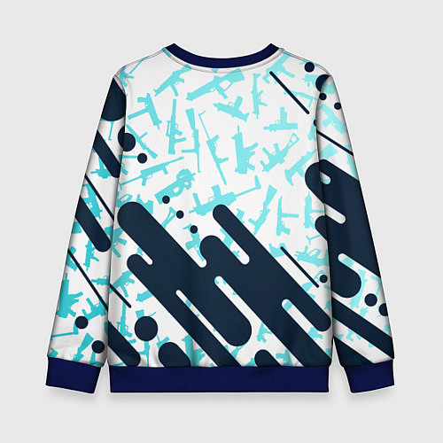 Детский свитшот CS GO КС ГО / 3D-Синий – фото 2