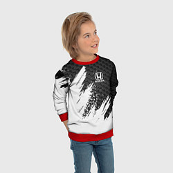 Свитшот детский HONDA, цвет: 3D-красный — фото 2