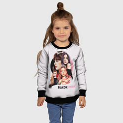 Свитшот детский Blackpink, цвет: 3D-черный — фото 2
