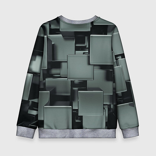 Детский свитшот КУБИЗМ / 3D-Меланж – фото 2