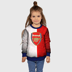 Свитшот детский FC Arsenal 3D, цвет: 3D-синий — фото 2