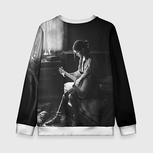 Детский свитшот THE LAST OF US PART 2 ЭЛЛИ / 3D-Белый – фото 2