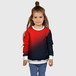 Свитшот детский RED, цвет: 3D-белый — фото 2