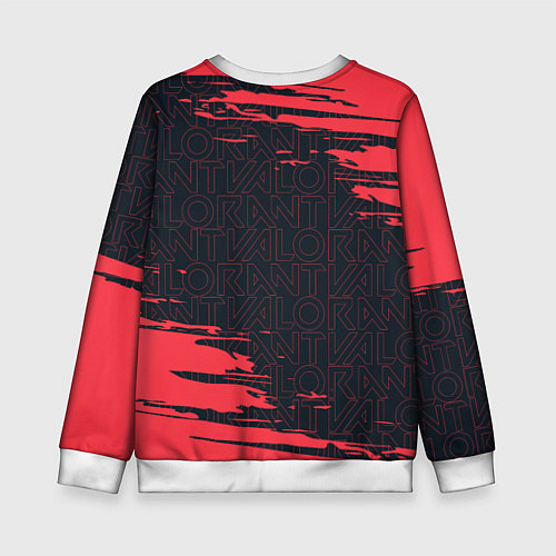 Детский свитшот VALORANT ВАЛОРАНТ / 3D-Белый – фото 2
