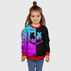 Свитшот детский FORTNITE MARSHMELLO, цвет: 3D-красный — фото 2