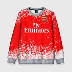 Свитшот детский ARSENAL, цвет: 3D-меланж