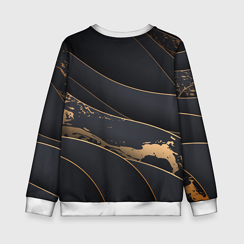Детский свитшот Black gold / 3D-Белый – фото 2
