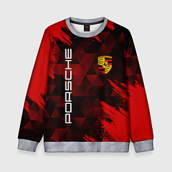 Свитшот детский PORSCHE, цвет: 3D-меланж
