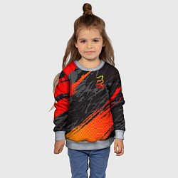 Свитшот детский Форма для мотокросса FOX, цвет: 3D-меланж — фото 2