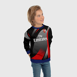 Свитшот детский ARSENAL UNIFORM, цвет: 3D-синий — фото 2
