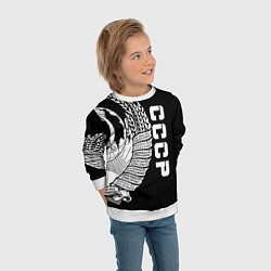 Свитшот детский СССР, цвет: 3D-белый — фото 2