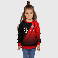 Свитшот детский FC Bayern Munchen Форма, цвет: 3D-красный — фото 2