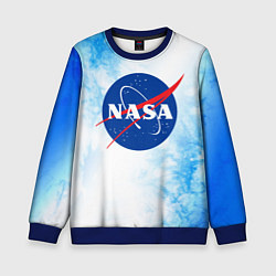 Свитшот детский NASA НАСА, цвет: 3D-синий