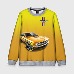 Свитшот детский Ford mustang - motorsport, цвет: 3D-меланж