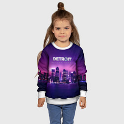Свитшот детский Detroit Become Human S, цвет: 3D-белый — фото 2