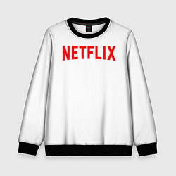 Свитшот детский NETFLIX, цвет: 3D-черный