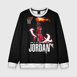 Свитшот детский MICHAEL JORDAN, цвет: 3D-белый