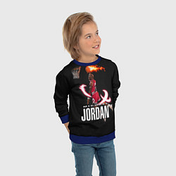 Свитшот детский MICHAEL JORDAN, цвет: 3D-синий — фото 2
