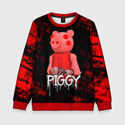 Свитшот детский Roblox Piggy, цвет: 3D-красный