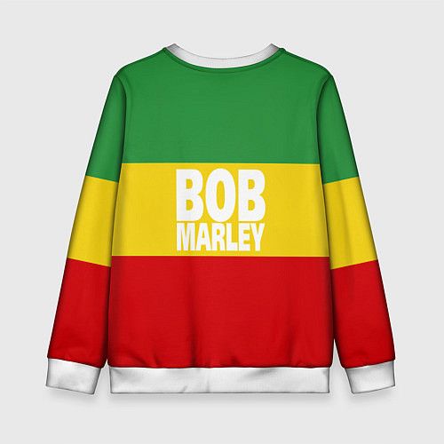 Детский свитшот Bob Marley / 3D-Белый – фото 2