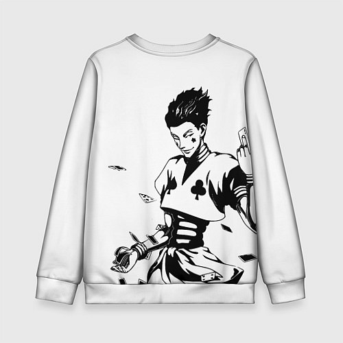 Детский свитшот Hunter x Hunter, Hisoka / 3D-Белый – фото 2