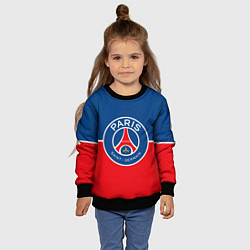 Свитшот детский FC PSG, цвет: 3D-черный — фото 2