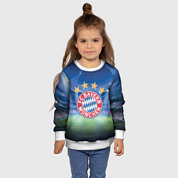 Свитшот детский Бавария Мюнхен, цвет: 3D-белый — фото 2