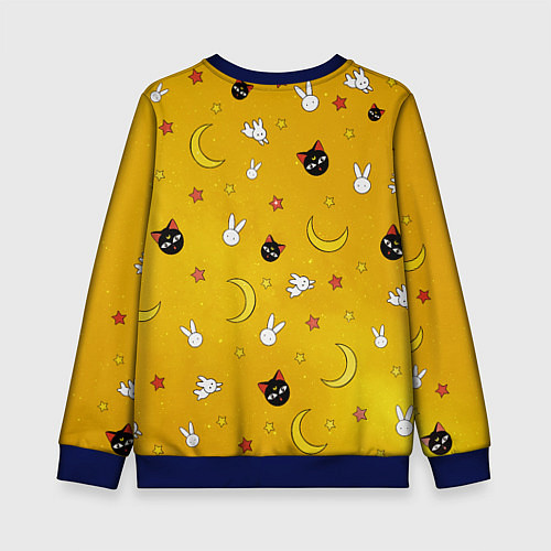 Детский свитшот СЕЙЛОР МУН / 3D-Синий – фото 2