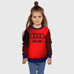 Свитшот детский AUDI АУДИ, цвет: 3D-синий — фото 2