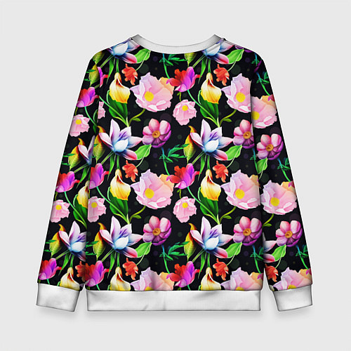 Детский свитшот Разноцветие / 3D-Белый – фото 2