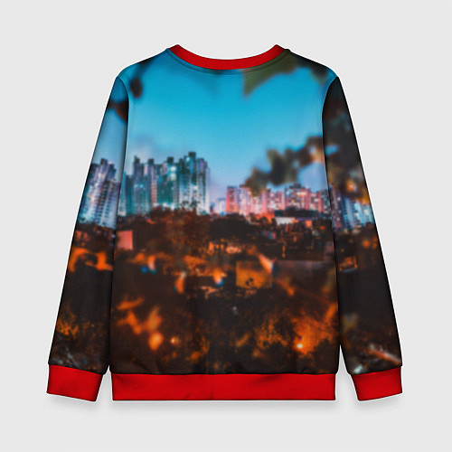 Детский свитшот Футаба / 3D-Красный – фото 2